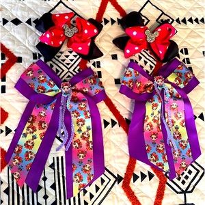 Minnie Mouse and Frida bows